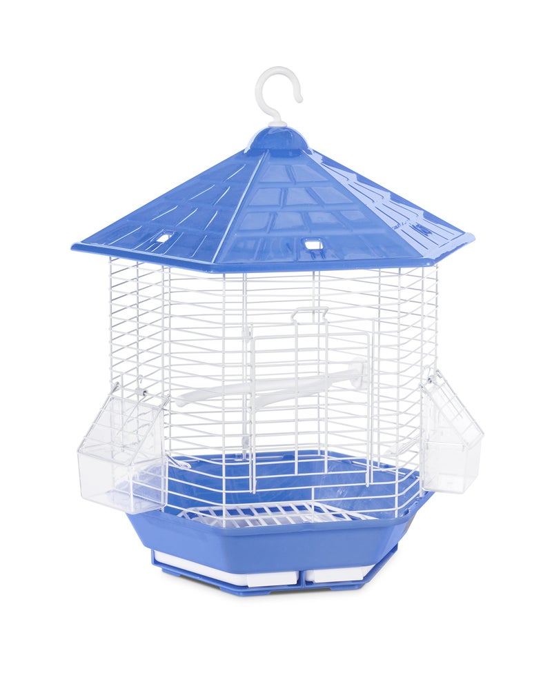 PH Prevue Hendryx Prevue Pet Products SP31997BLUE Bali Bird Cage, Blue - Image 1